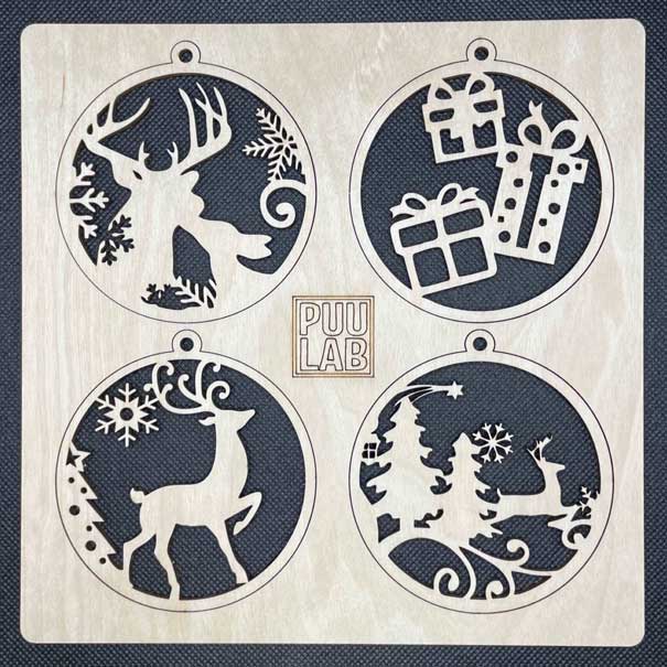 Christmas Ornaments – Set 1 - PUULAB