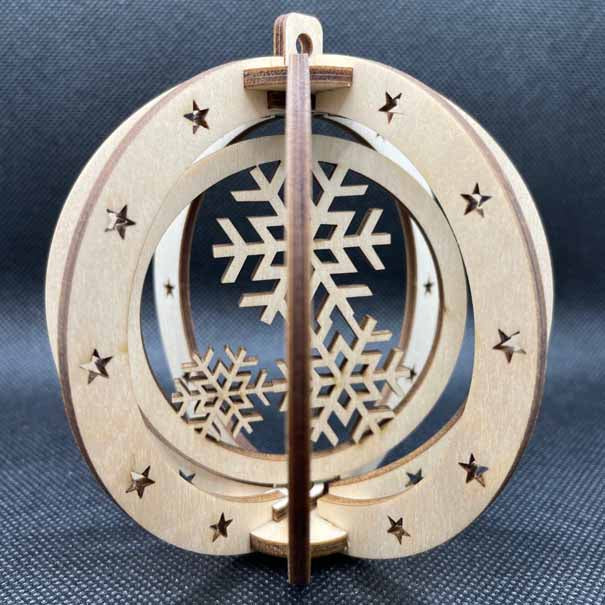 Christmas Ball Ornament – Snowflakes - PUULAB